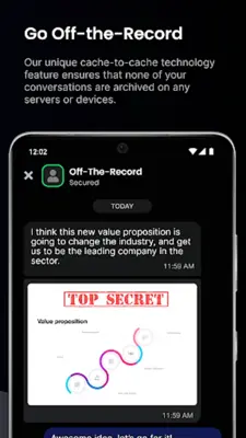 SafeRoom - Business Messenger android App screenshot 0